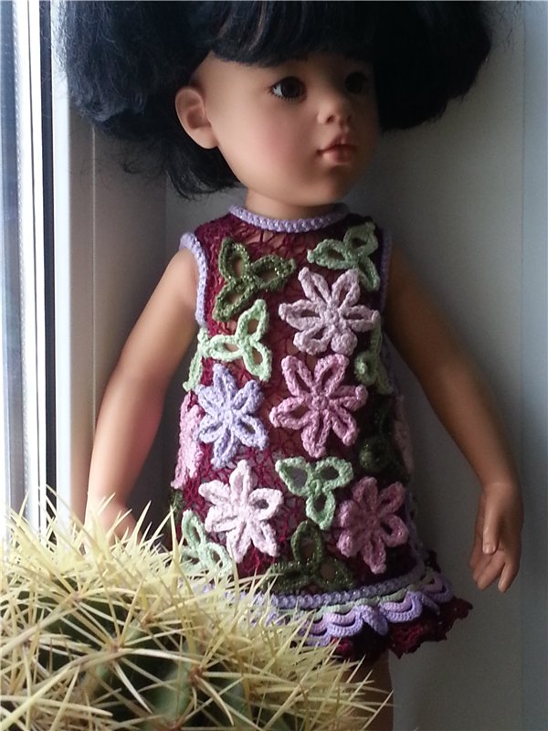 "Вишневый сад" среди зимы (новое платье для ГОТЦ) (фото 5)