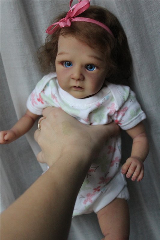 Малышка-реборн из молда Маленка (фото 8)