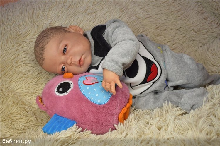 Кукла реборн Cameron модифицированный, силикон-винил (фото 5)