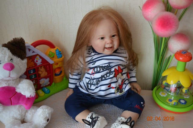 Моя Николь, кукла реборн из молда Мейзи Андреа Арчелло