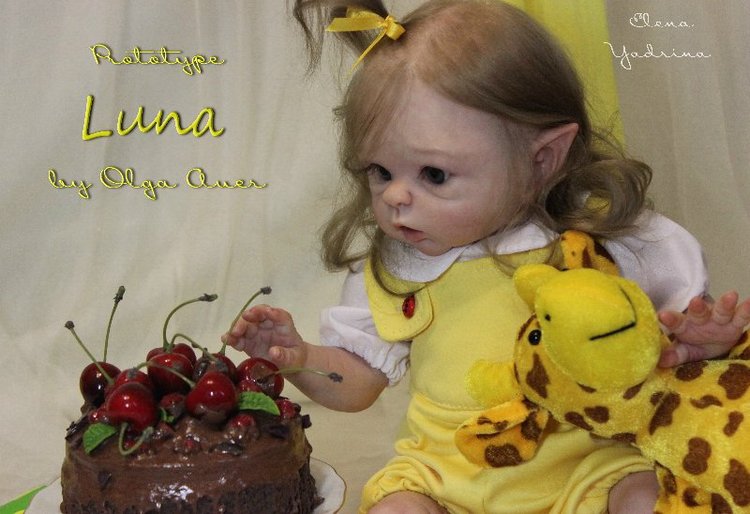 Моя Луна. Прототип Luna by Olga Auer. Куклы реборн Елены Ядриной