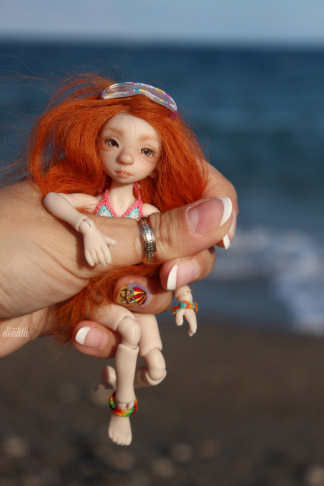 Как Фиби в отпуск съездила. Авторская бжд-мышка Лидии Снуль