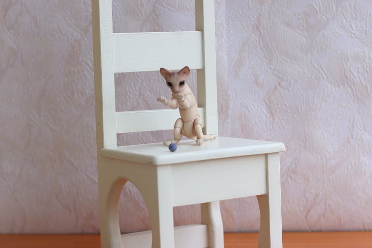 Кот играет с мячиком — Разные куклы BJD (БЖД): редкие бренды (фото 6)