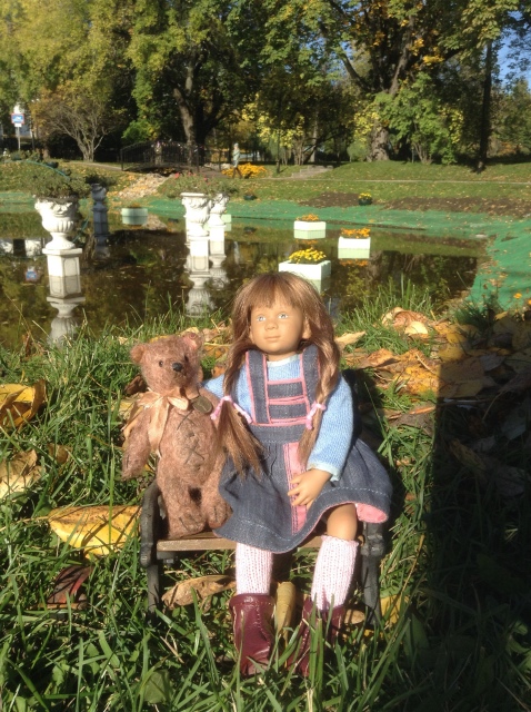 Мой первый мишка Тедди! Фотосессия с Синой от A. Himstedt