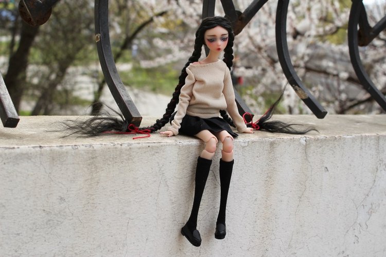 Снова 2 девочки, совершенно разные. Фея и японская школьница (фото 3)