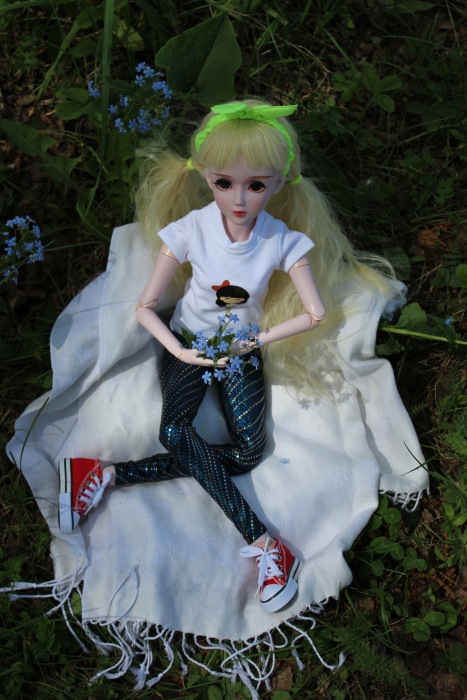 Анжелика на пороге лета - кукла Звезда подиума ООАК 5-ый молд 60 см (фото 2)