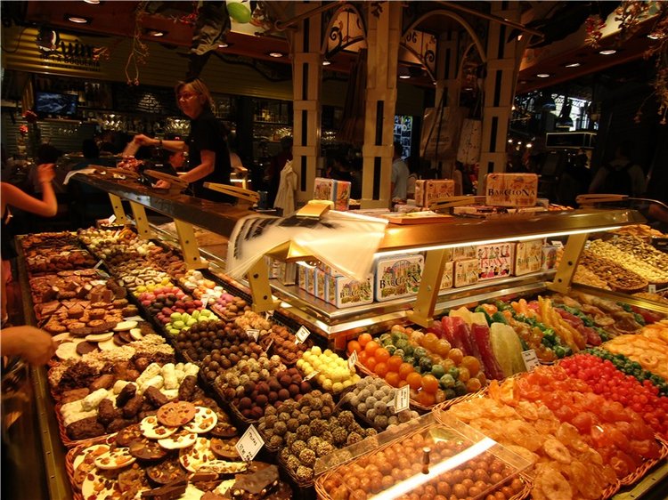Рынок Бокерия - главная достопримечательность Барселоны