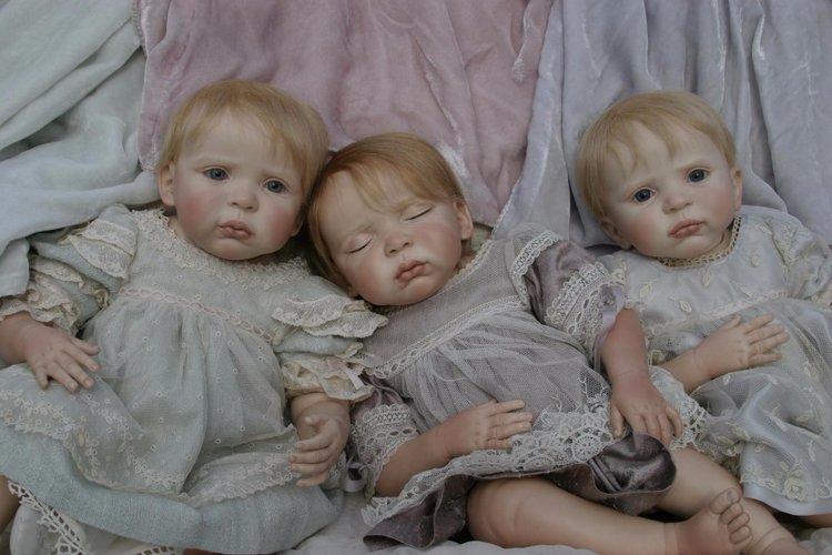 Процесс создания фарфоровых кукол - Джинн Гросс (Jeanne Gross). Часть первая - младенцы