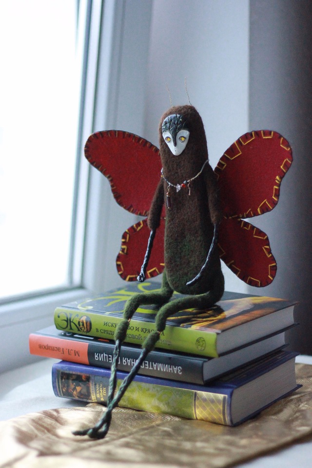 Агни. Огнеупорная. Авторская коллекционная кукла (фото 5)