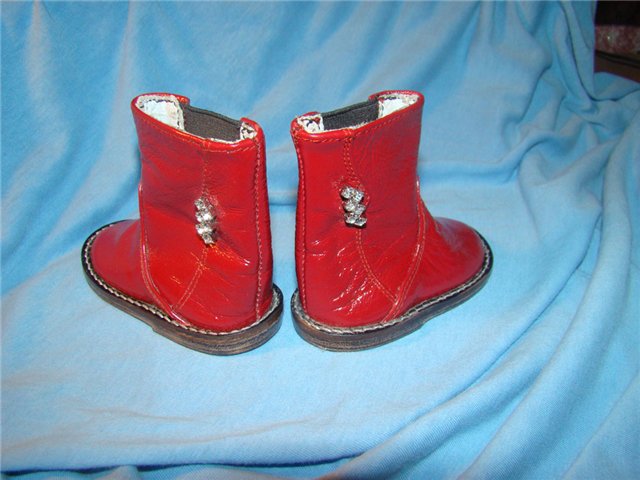 Сапожки ручной работы для куклы (фото 6)
