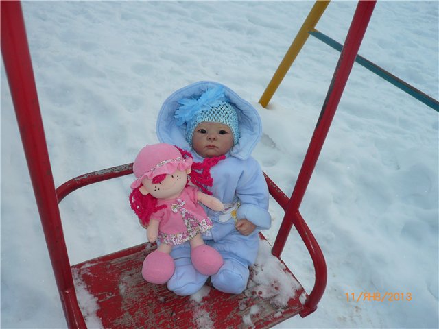 Кукла реборн Оленька. Мамина малышка