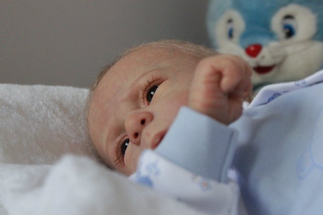 Белокурый ангел Саввушка! Куколка реборн Виктории Вишни