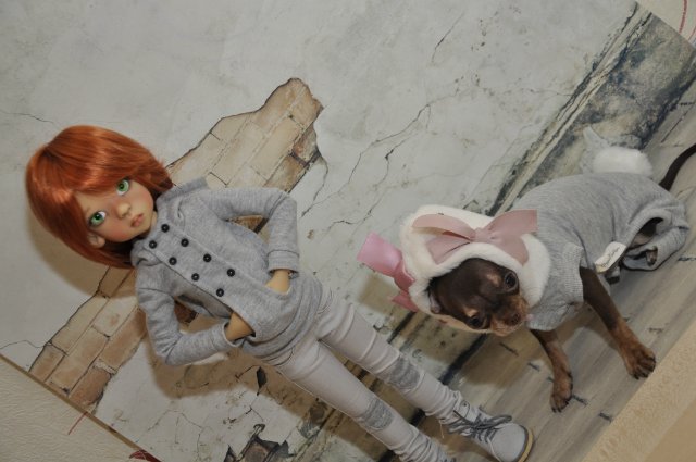 Лайла (Кайе Виггз) с Феней (чишечка). Надеюсь, что любителей собачек на сайте также много, как и поклонников кукол от Кайе