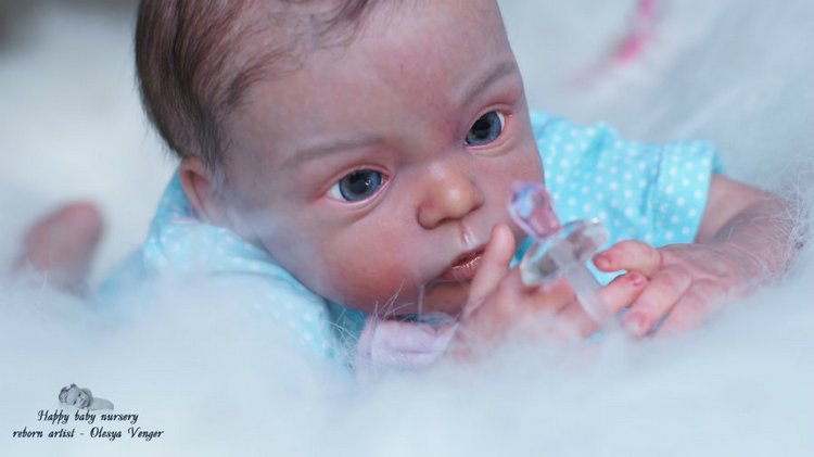 Моя любопытная кроха Лив. Кукла реборн Олеси Венгер