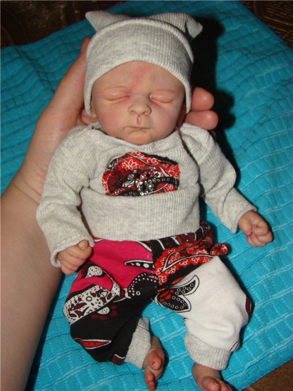 Моя первая силиконовая малышка Кондрашовой Ирины