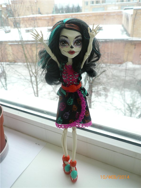 Skelita Calaveras наша новая монстряшка Monster High (фото 2)