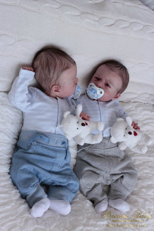 Двойное счастье! Куклы реборн Анастасии Бочковой
