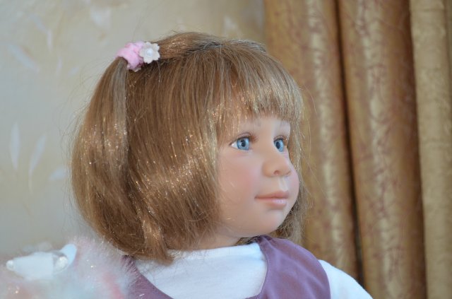 Такую вы точно не встречали, кукла Нели от Hiltrud Schwing (фото 8)