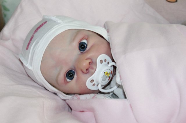 Мои маленький большеглазик, кукла реборн Беспаловои Жанны