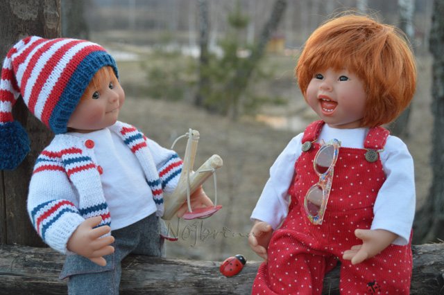 Неразлучные друзья. Вихтели от Rosemarie Anna Muller (фото 3)