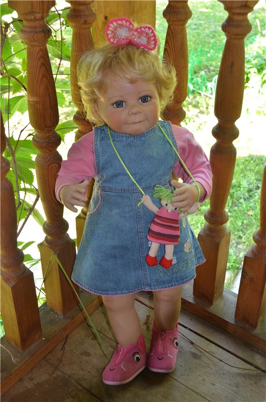 Фэйсинки и Майя на даче — Куклы Galoob Baby Face (Фейсинки): винтаж 90