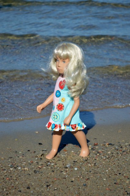 Бабье лето... Кукла Саша Sasha Doll Gingham