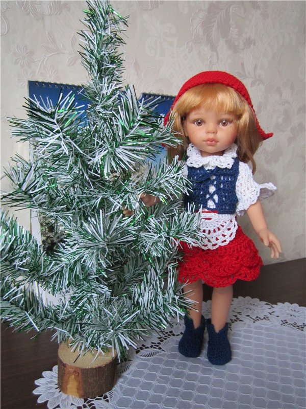 Обновки под ёлочку — Одежда и обувь для кукол своими руками: фото