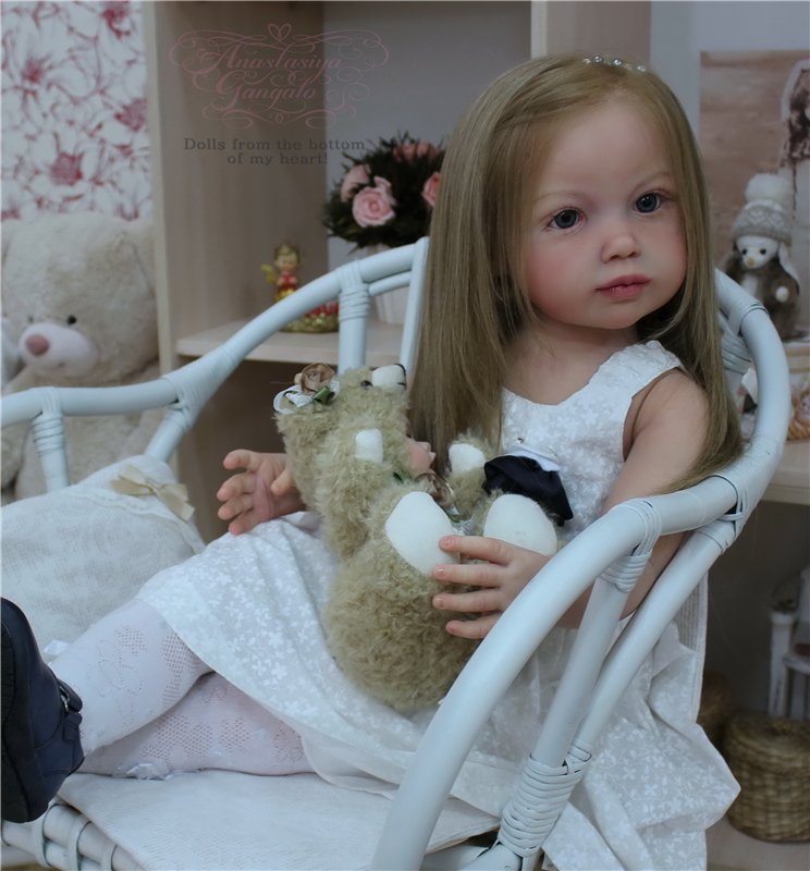 Ласковая Лиза. Кукла реборн Анастасии Гангало