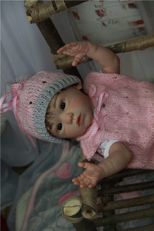 Малышка Карина. Куколка из молда Maike от Gudrun Legler