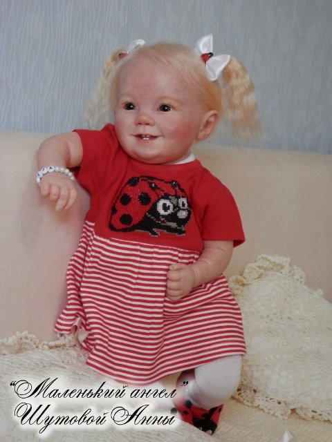Божья коровка по имени Эмилия. Кукла реборн Шутовой Анны