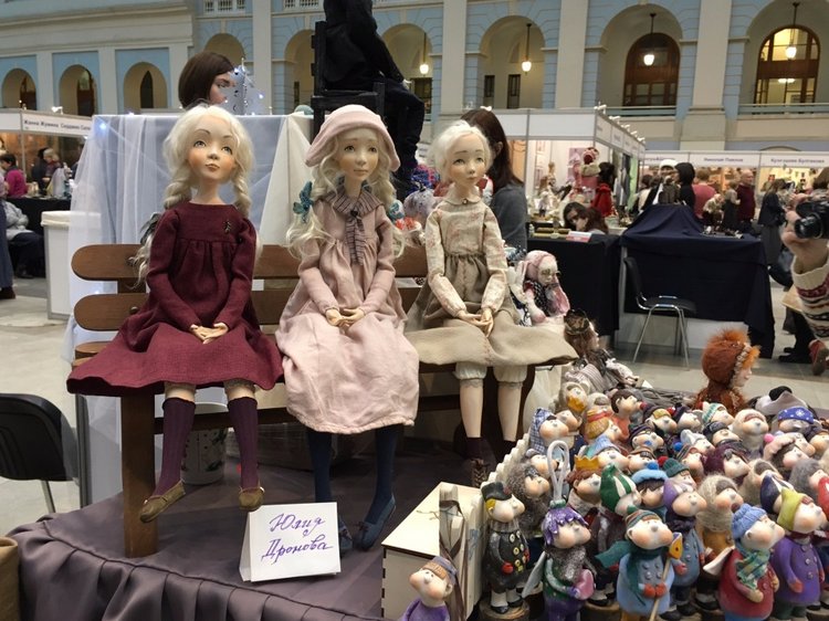 Москва "Гостиный двор" 2016 - Международная выставка "Искусство куклы" - мой взгляд