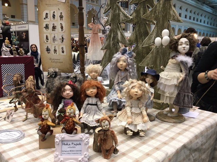 Москва "Гостиный двор" 2016 - Международная выставка "Искусство куклы" - мой взгляд