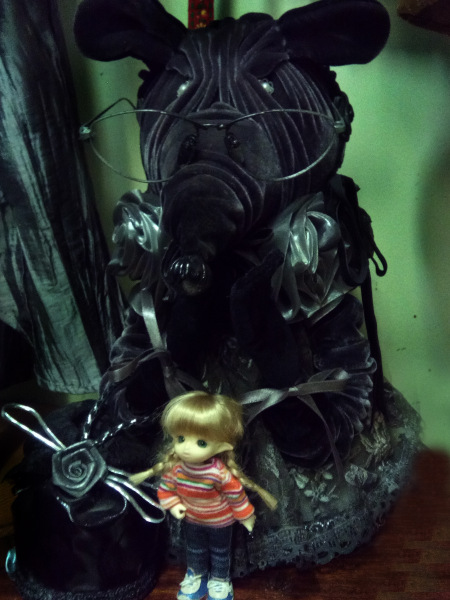 Юлька в Комнате Ужасов — Куклы Brownie (Брауни) Felix Doll: Tiny BJD (БЖД) (фото 8)