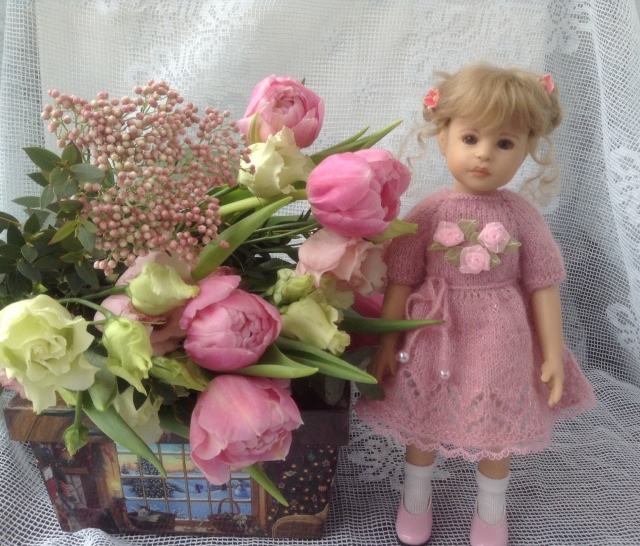 Поздравление с Весной! Или девочки в розовом. Куклы от H. Plusczok и A. Himstedt (фото 5)