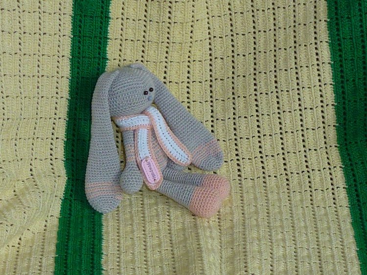 Авторский вязаный зайка амигуруми: Тимофей (фото 4)