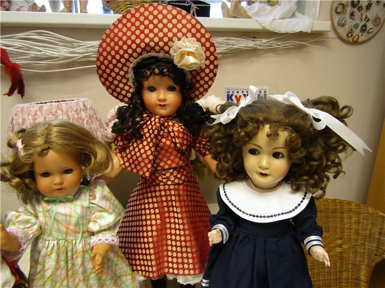 Великолепная четверка — Редкие антикварные куклы и реплики: воск (фото 4)