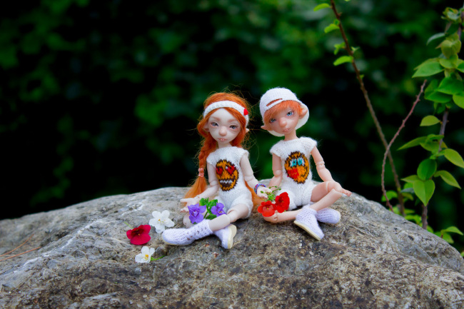 Мышулики в отпуске. Авторские куклы Лидии Снуль. BJTales