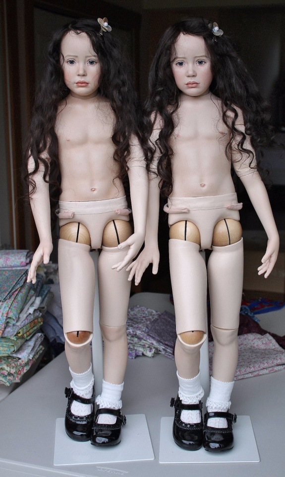 Процесс создания фарфоровых кукол - Джинн Гросс (Jeanne Gross). Часть третья: Стефани (Stephanie). Вишенка на торте