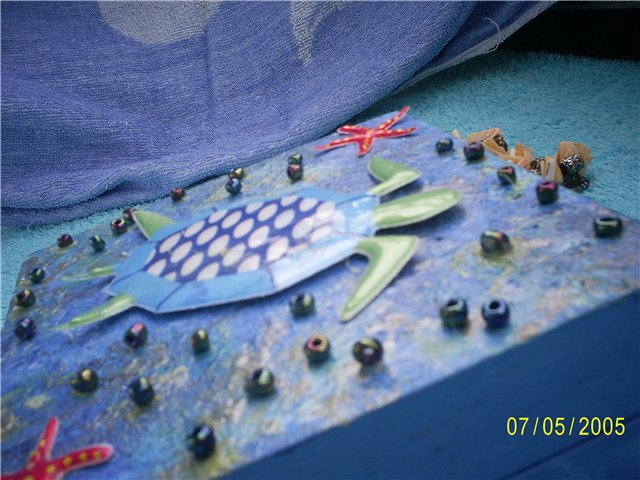 Шкатулка своими руками "Морское Дно"