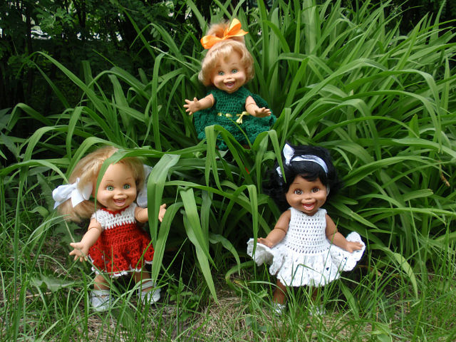 Летняя прогулка Наталок — Куклы Galoob Baby Face (Фейсинки): винтаж 90 (фото 6)