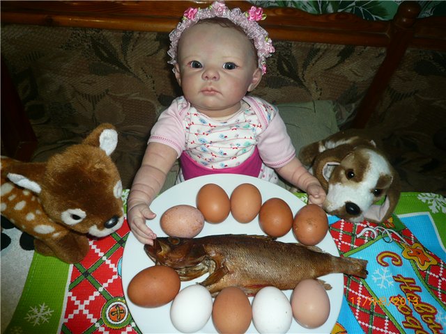 Кукла реборн Оленька. Мамина малышка