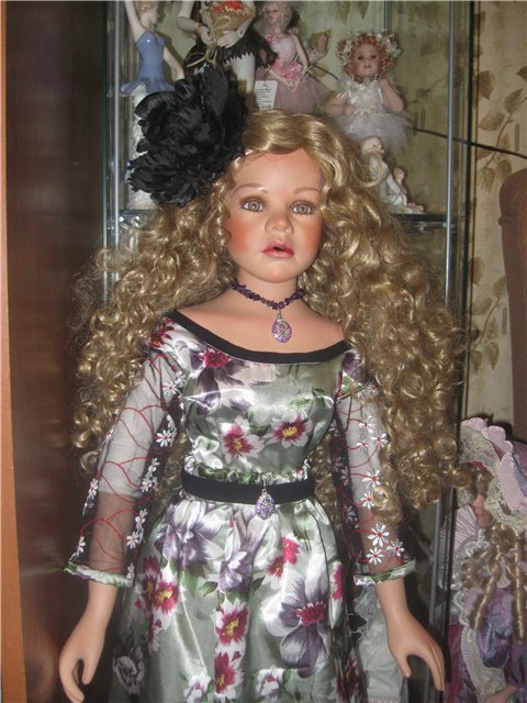 Субботний день или платье для большой фарфоровой куклы. Луиза от Дамри Бенингховен (Damrie Benninghoven) (фото 3)