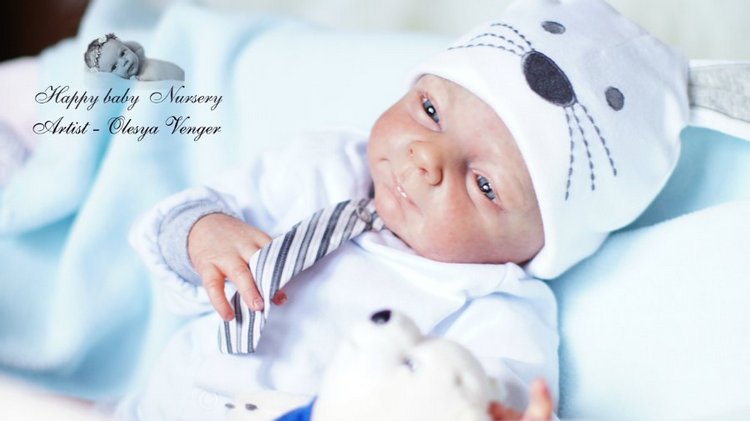 Андрейка-Веселейка. Кукла реборн Олеси Венгер