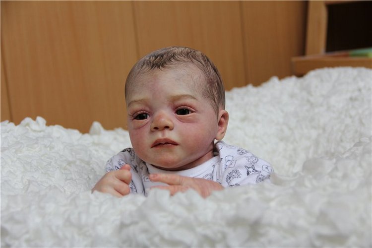 Нечаянная радость... Малыш реборн Ромео, прототип, скульптор Натали Блик, художник Алла Кокс