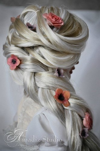 парики для кукол БЖД от: Amadiz Studio
