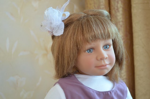 Такую вы точно не встречали, кукла Нели от Hiltrud Schwing