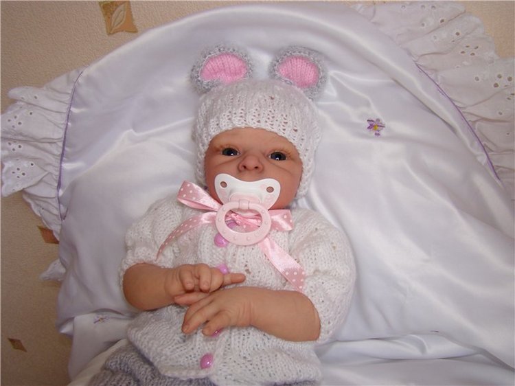 Моя "Мышка". Вязанный наряд для куклы-реборн Эмми (Сэмми А.Stoete) (фото 2)