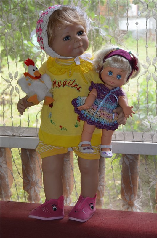 Фэйсинки и Майя на даче — Куклы Galoob Baby Face (Фейсинки): винтаж 90