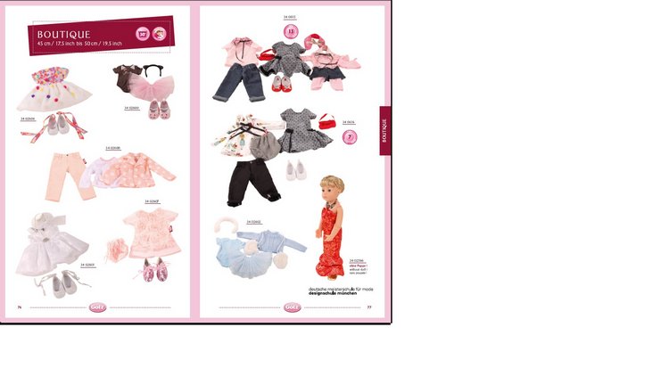 2015 Gotz Catalogue — Куклы Gotz (Готц): Ханна