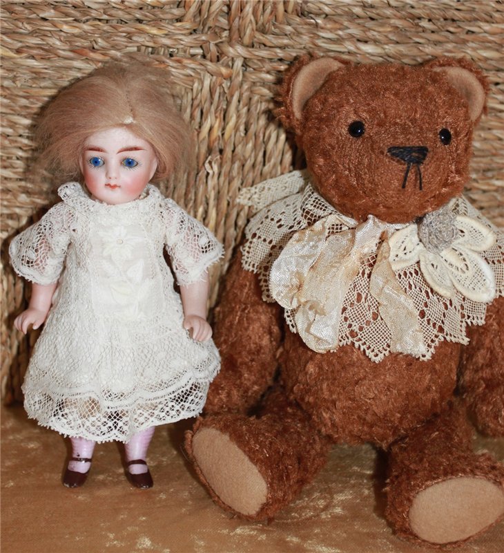 Красавица миньонетта | Бэйбики Красавица миньонетта — Антикварные куклы Mignonette (Миньонетта): карманные (фото 3)